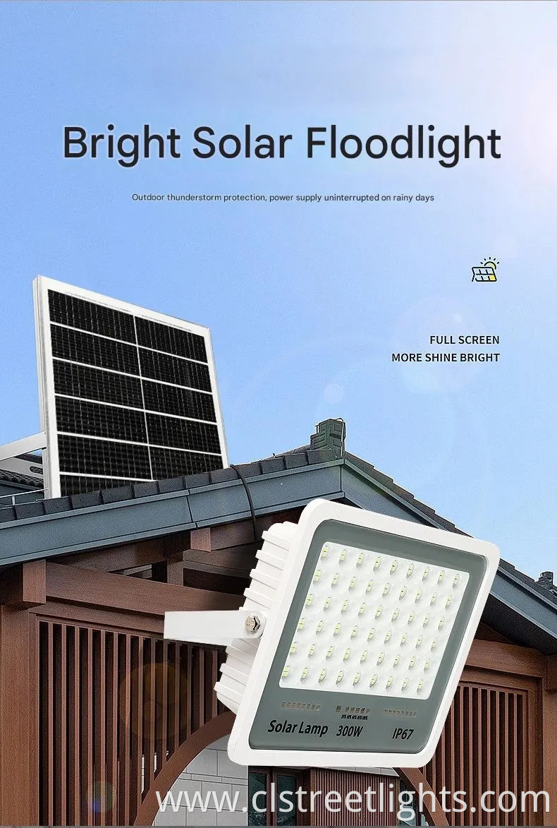 LED Solar Floodlights, Ultra-Bright Outdoor Solar Lights, Energy-Saving Lighting
